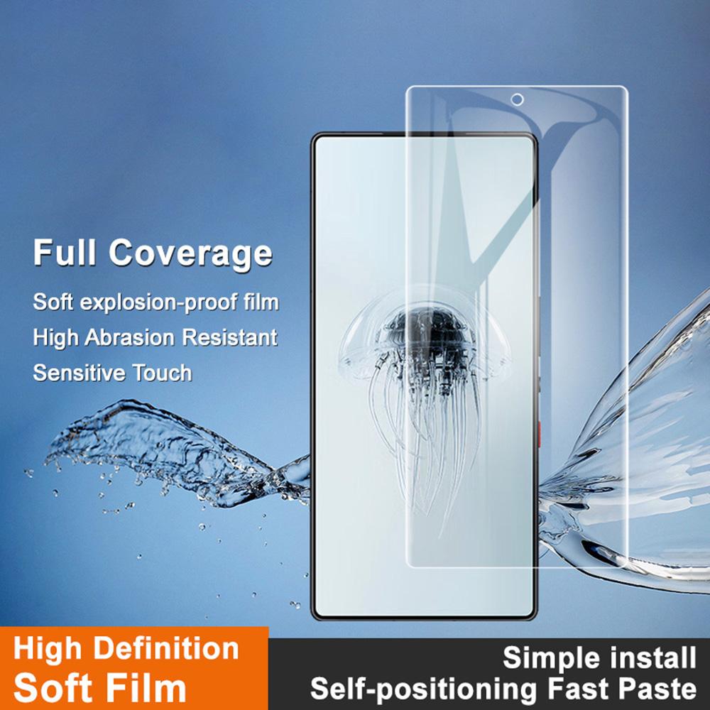 IMAK Hydrogel Film 4th Gen for ZTE nubia Red Magic 10S Pro+ 5G/10S Pro 5G/10 Pro+ 5G/10 Pro 5G Full Screen Protector Ultra Clear Soft TPU Film