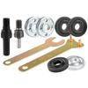 10Pcs Angled Grinder Adapter For Electric Power Drill Converters Attachment Nut Part Rod Disc Wheel Mandrel