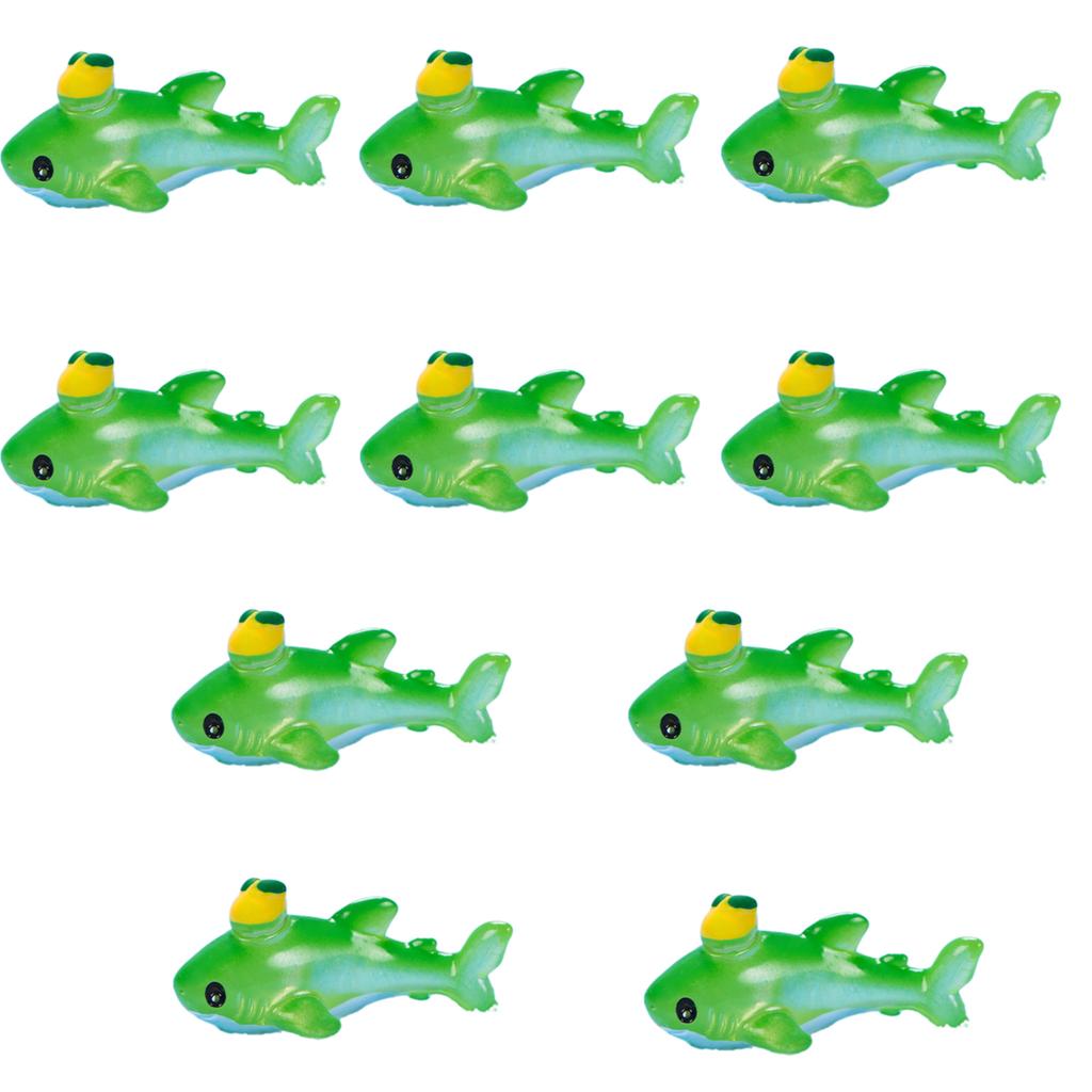 Pack of 10 Ocean Themed Resins Animal Figures for Aquariums Decorations and Children Room Decoration Miniature Whale Sea Hares