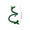 Parrot Bird Rope Perch Standing Toys Cotton Rope Green Toy Chew Perches For Bird Swing Harness Cage Pet Toy Parrot Climbing Toys