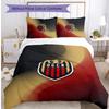 OGC Nice FC Printed 3PCS Bedding Set Breathable Duvet Cover with Pillowcases Decorative Bed Linen for Bedroom Home