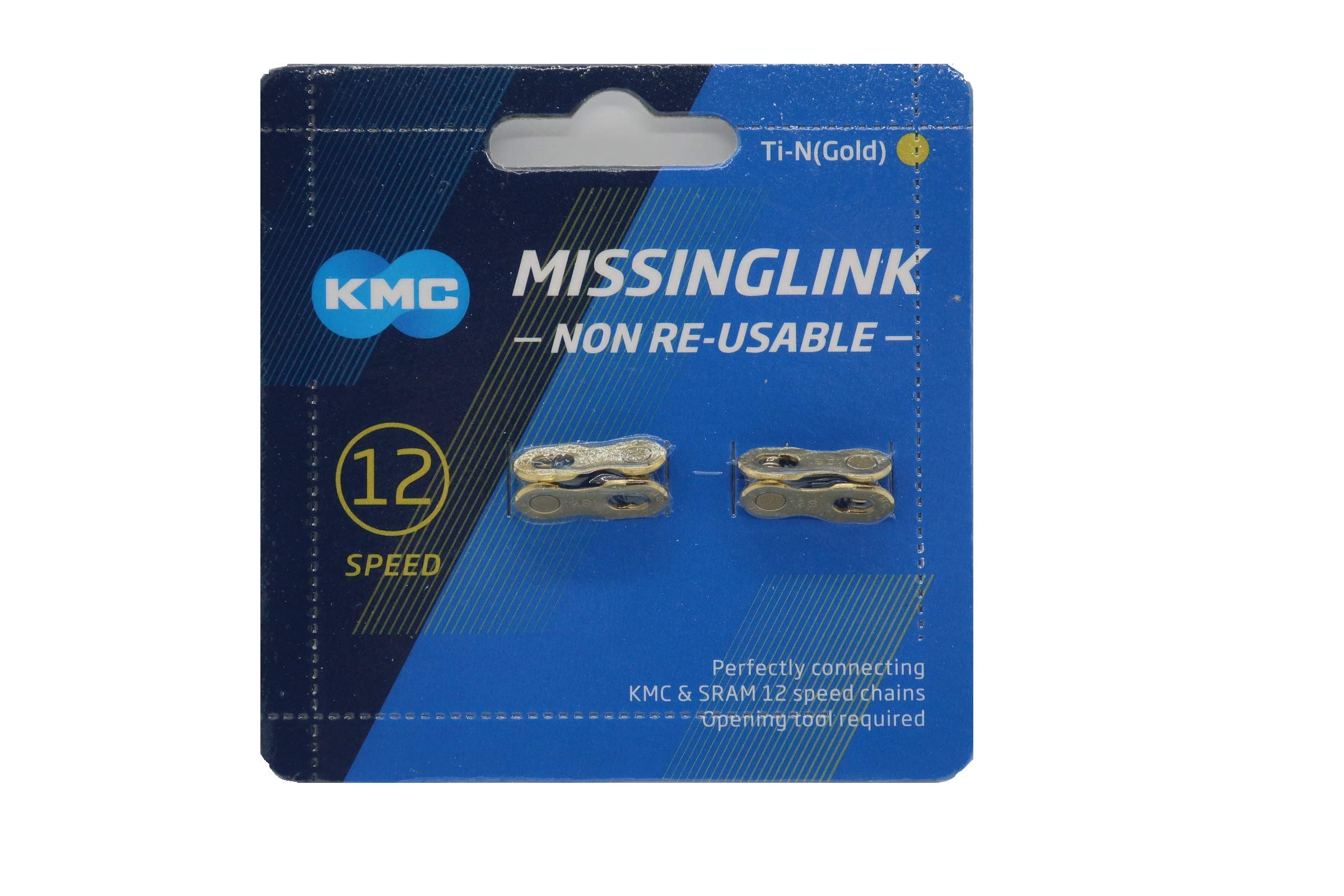 KMC CL552-Ti-N Быстросъемное звено (Золото) для 12-скоростной/12S (Параллельный импорт)