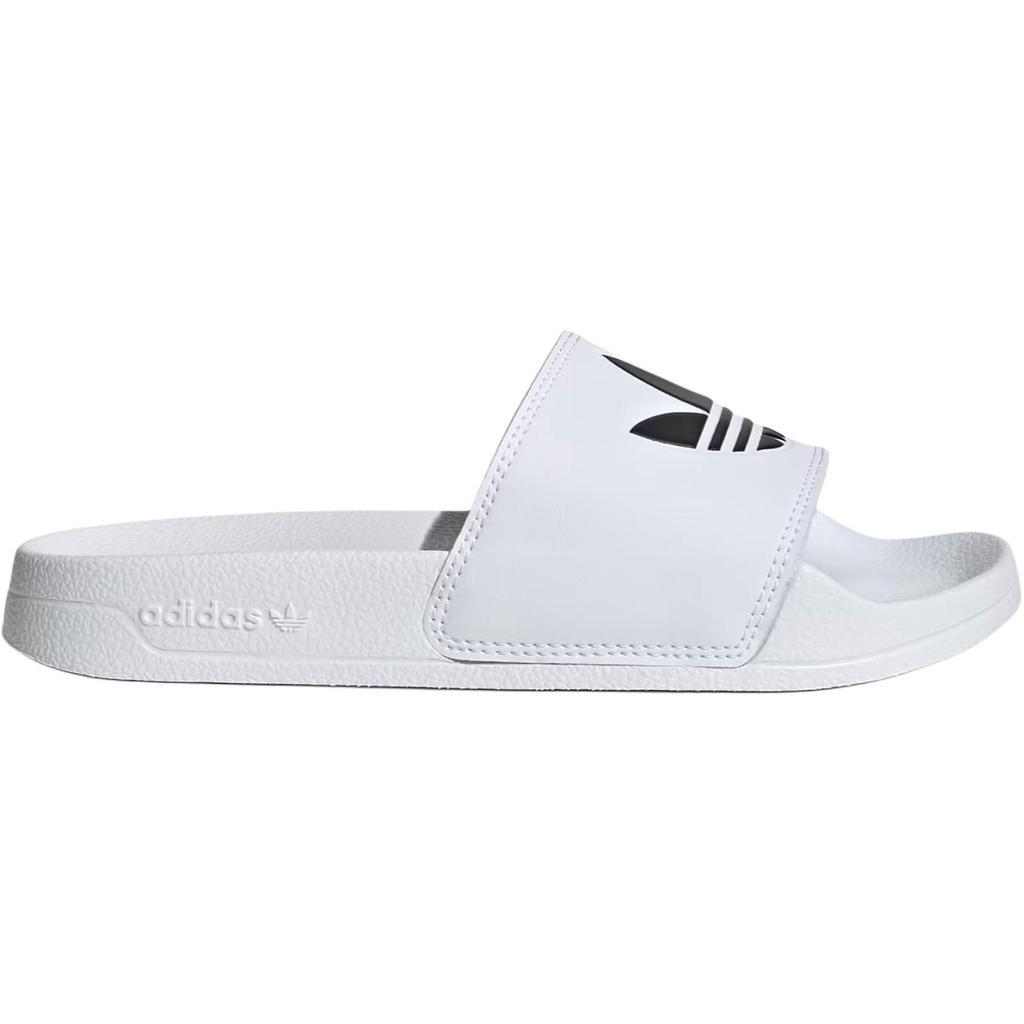adidas Originals ADILETTE LITE Synthetic Leather Kids' Slippers White Black Teenagers EG8272