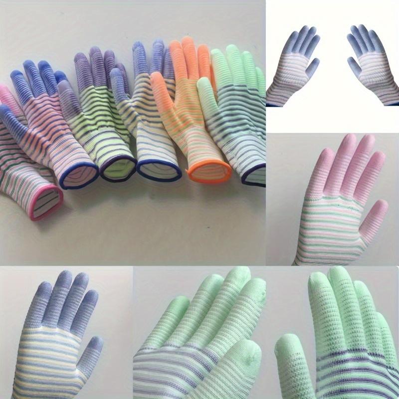 1pair Safe Zebra Gardening Gloves - Anti-Skid, Wear-Resistant Work Gloves with Aesthetic Appeal