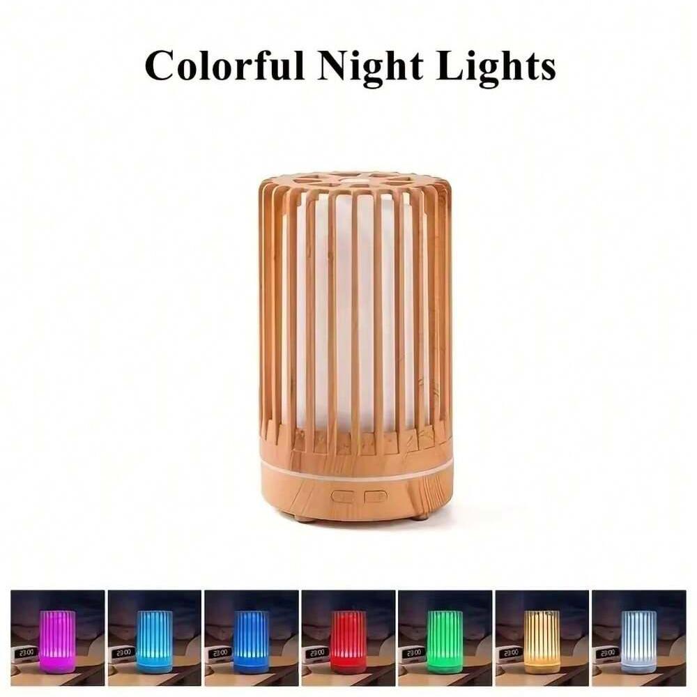 Bird Cage Air Humidifier Aromatherapy Machine Ultrasonic USB Humidifier, Essential Oil Diffuser With Colorful Night Lights