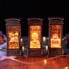 Halloween Pumpkin Lantern Ghost Lantern Ghost Festival Skull Wind Lantern Halloween Night Light Desktop Ornament Candle Lantern