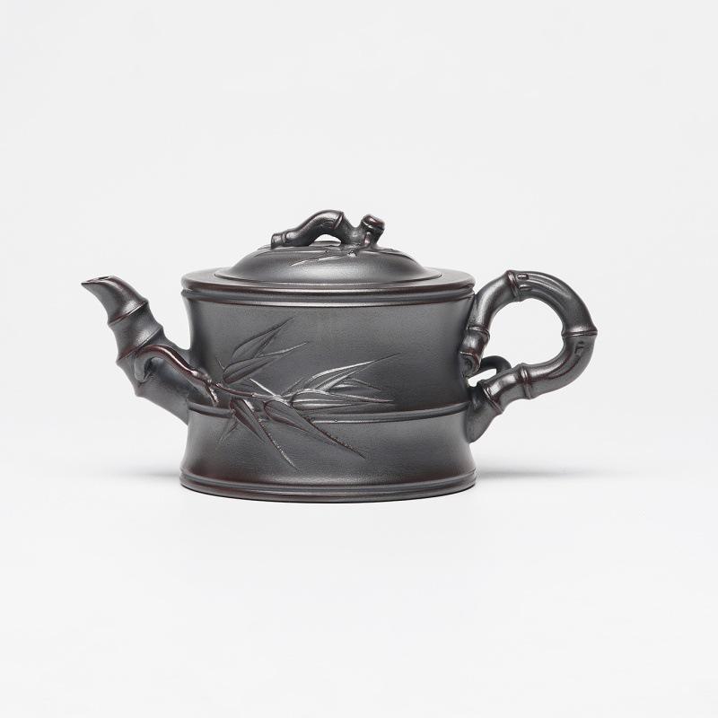 Yixing Zisha Bamboo-Style Master Handmade Teapot Gift Set