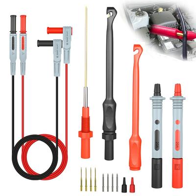 18PCS Multimeter Automotive Test Kit with Wire Piercing Clip Puncture Probe