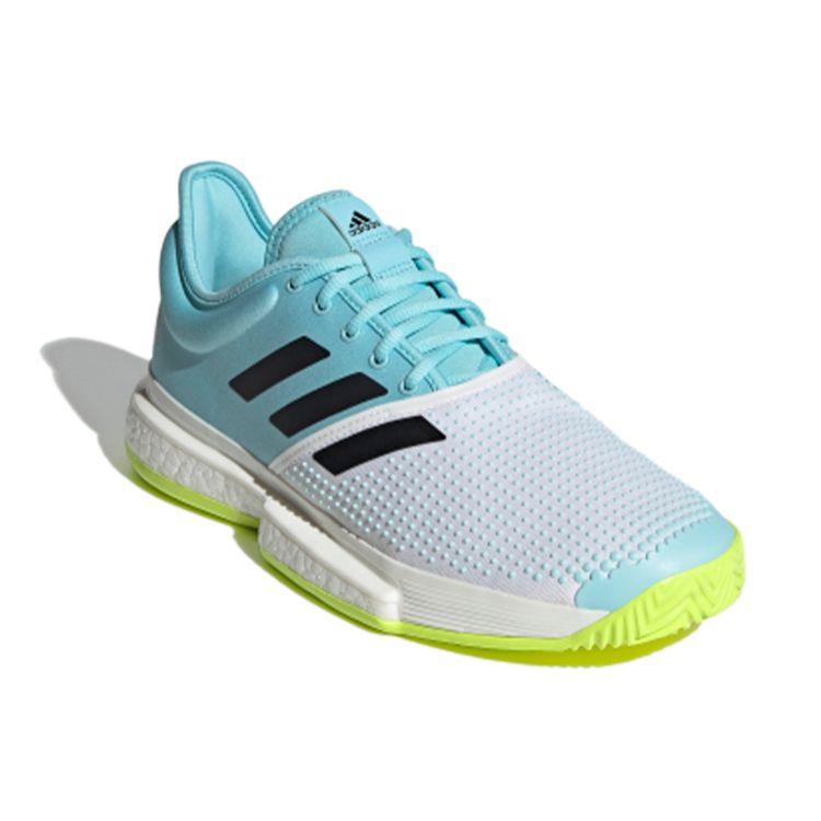 adidas SoleCourt Primeblue Tokyo Herren Sneaker Wolkenweiß Kernschwarz Sonnengelb FX1729
