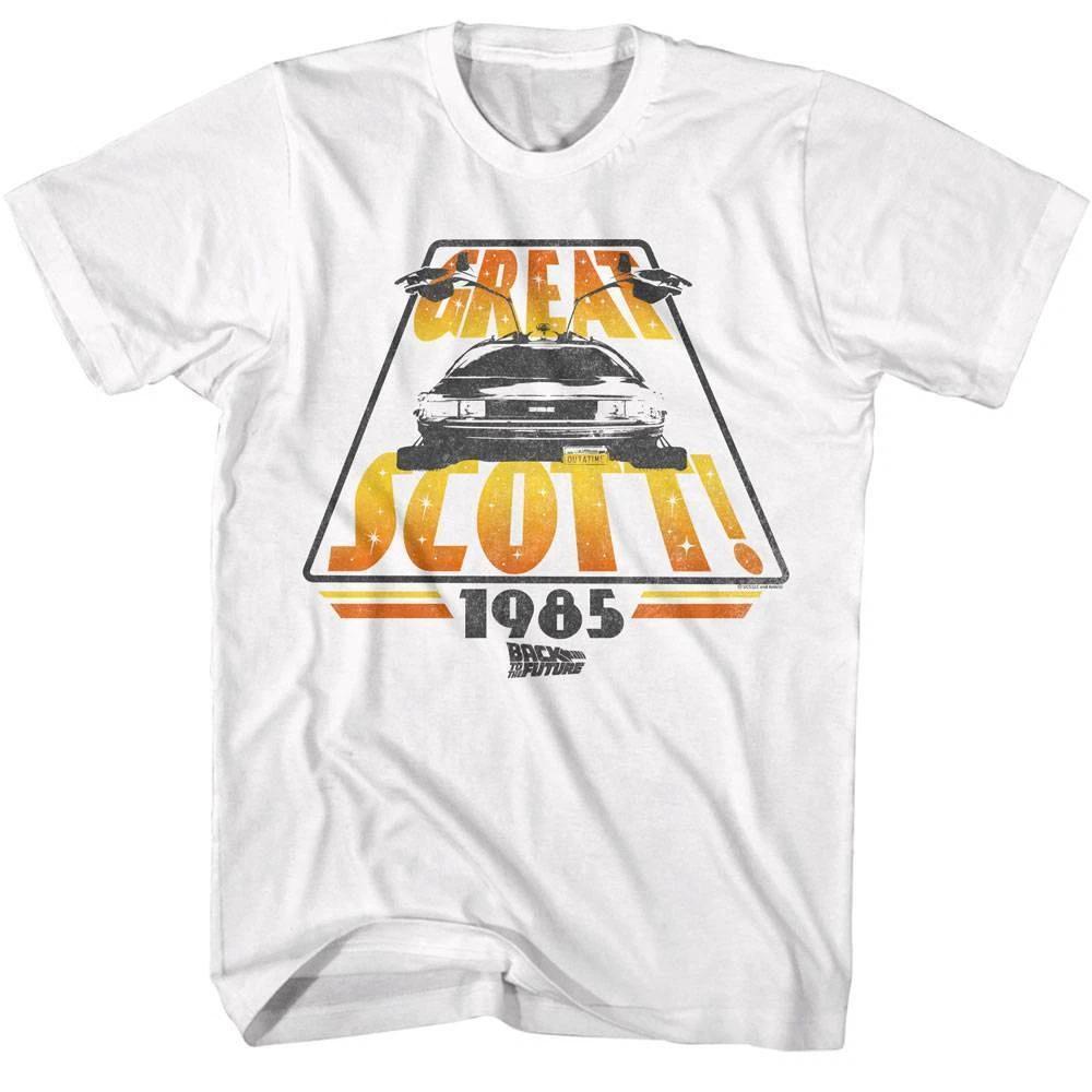 Back to The Future Great Scott 1985 Men s T Shirt S