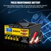 Voltage Temperature Detection Automatic Stop 12V 24V 600A EU/US Plug Intelligent Pulse Repair Car Battery Charger Digital LCD Display