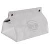 PU Leather Originality Tissue Box Desktop Tissue Organizer for Bedroom Living RoomGray