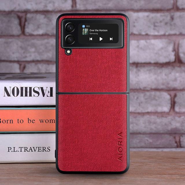 

Тонкий гибкий защитный чехол для телефона Samsung Galaxy Z Flip 3, мягкий силиконовый чехол из ТПУ для Samsung Galaxy Z Flip3 4, 5g, чехол Galaxy Z Flip 4 5G красный