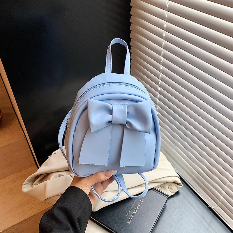 Süße Minimalistische Schleife Kleine Tasche Mode Schicker Rucksack für den Täglichen Gebrauch CLE