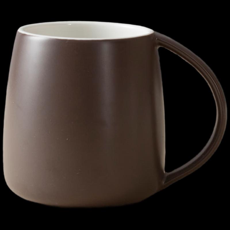 Matte Ceramic Office Mugs with Handle (2-Pack)