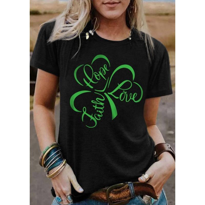 

Летний топ с круглым вырезом и принтом, модные повседневные милые женские футболки из чистого хлопка с короткими рукавами 3XL