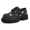 2024 new big head Derby shoes men's autumn and winter platform casual leather shoes hole tooling 9261-J