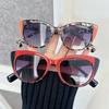 Trendy Cat Eye Sunglasses Women Men Retro Mirror Lens Stylish Sun Glasses Female Male Personality Colors