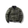 Spring and Autumn Thin Double-sided Flight Jacket for Men, Simple and Trendy Air Force Baseball Uniform Jacket for Men
