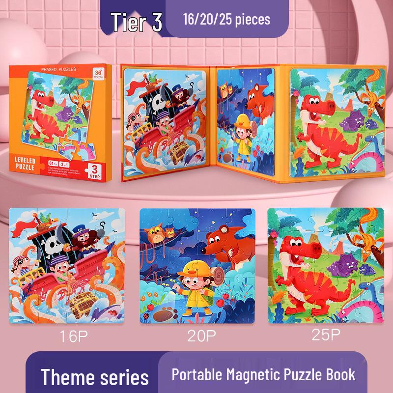 Children's Magnetic Puzzle Toy for Ages 3-6: Educational & Developmental Thinking Game