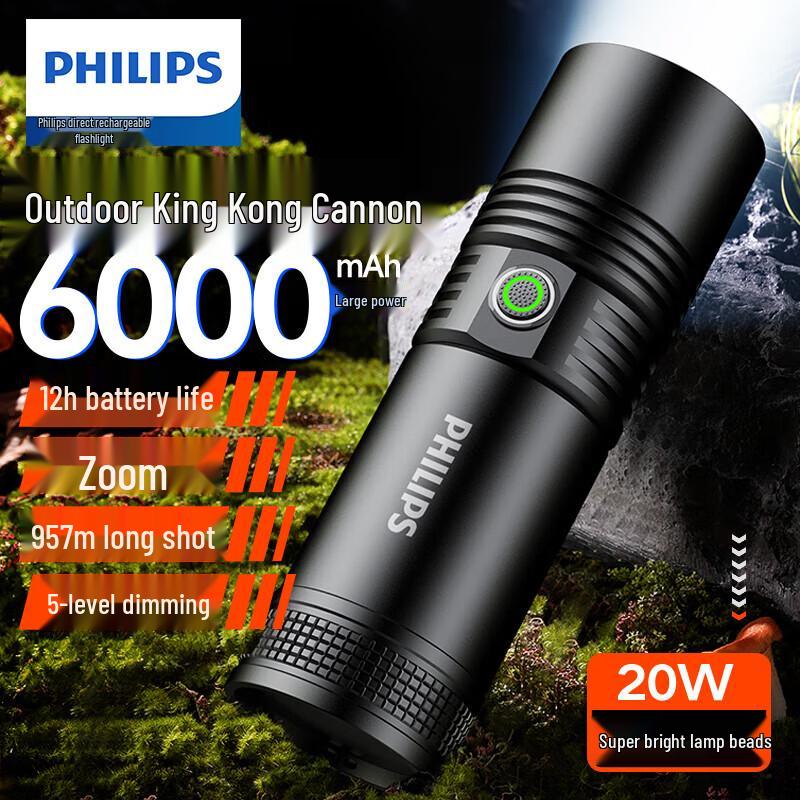 Philips High-Power Rechargeable LED Flashlights