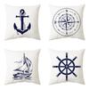 New Ocean Pillow Sailing Series Pillow Cover Home Cushion Cover Nordic Car Cushion