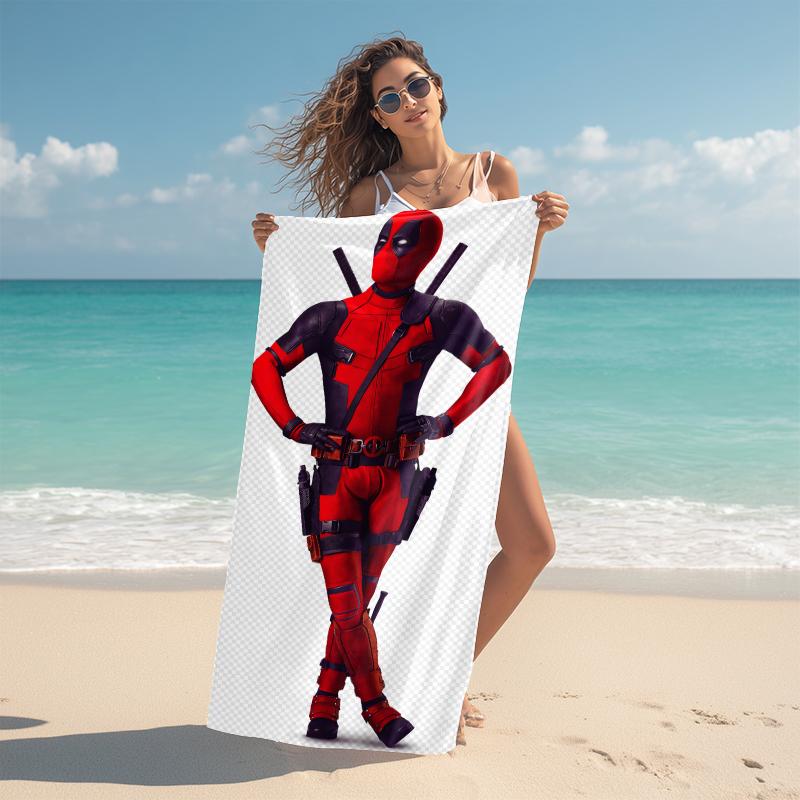 1Pc Dark Hero Unveiled Beach Towel Microfiber Beach Towel Thin Absorbent For Beach Swimming Yoga Bath Sports 0917176