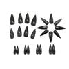 Spicy Gothic Luxury Rhinestone Nail Art Stickers and Wearable False Nails