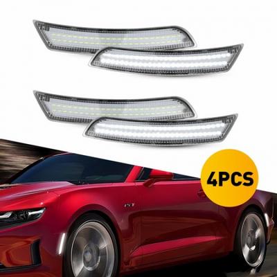 LED Side Marker Lights Front&Rear Lamp for Chevy Camaro LS LT SS ZL1 2016- V
