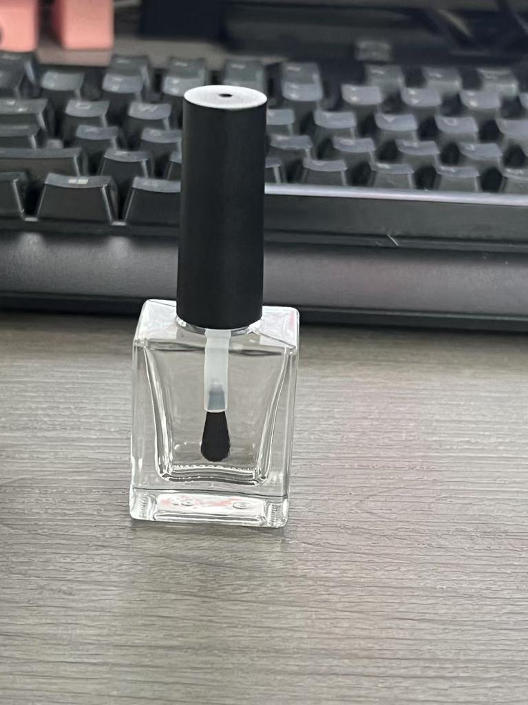 5ml 7ml 9ml 10ml 11ml 12ml 13ml 14ml 15ml 20ml Clear Matte Empty Glass Uv Gel Nail Polish Bottle With Brush