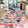 Cartoon animation Pattern Rug, Indoor/Outdoor Mat, for Picnic, Gameroom, Bedroom, Office, Living Room, Home Decor Carpet, Birthday Gift