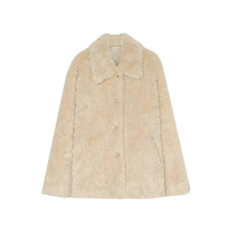 Plush Jacket Women's New Winter Loose Thickened Top