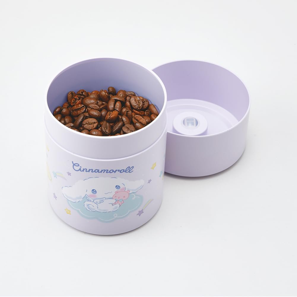 Skater Push Button Airtight Storage Starry Made In Container, 520ml, Cinnamoroll, Sky, Sanrio, Japan, POS5-A