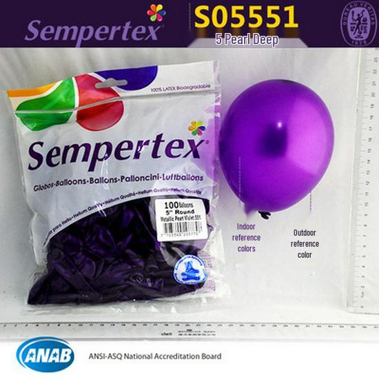 Colombia Sempertex 5  Pearl Color Balloons