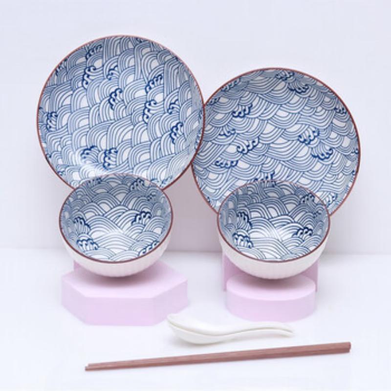 LocknLock Guancanghai 8-Piece Ceramic Dinnerware Set