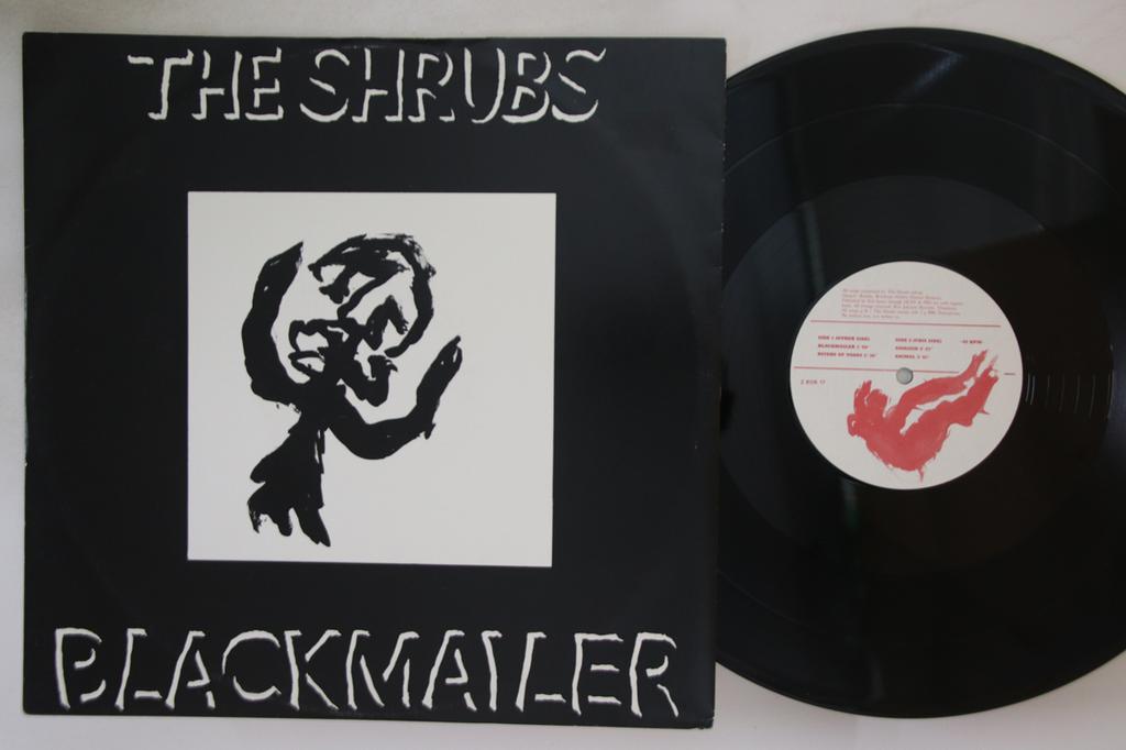 12inch Record SHRUBS - Blackmailer ZRON17 RON JOHNSON 1986 UK Rock Used