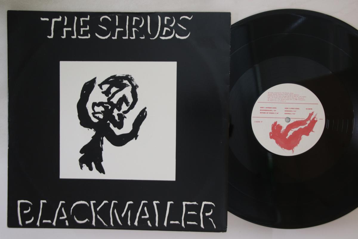

12inch Record SHRUBS - Blackmailer ZRON17 RON JOHNSON 1986 UK Rock Used