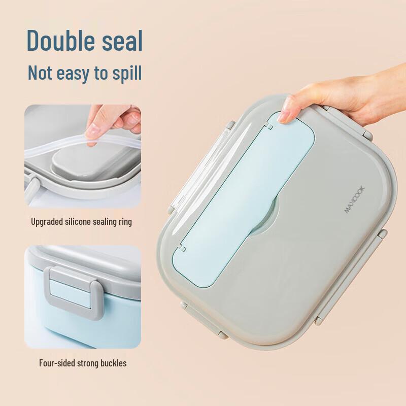 Meichu 304 Stainless Steel 5-Compartment Insulated Lunch Box