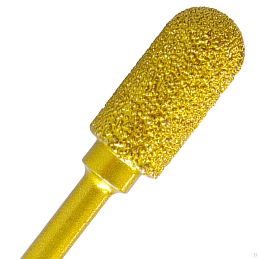 Diamond Bur Drill Bit, Grinding Head, Mounted Tip, Bit for Stone Carving