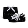 Originals SUPERSTAR Skateboard Shoes Unisex Low Top Black/Silver JH9977(Team1279-S-BOX)