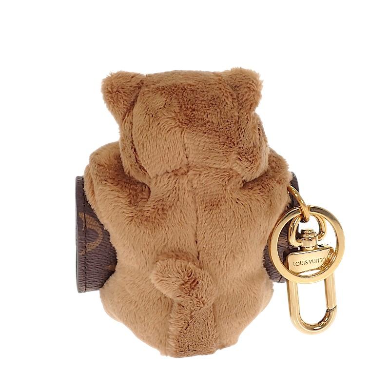 Louis Vuitton M03748 Bag Charm Brown Monogram Canvas Women