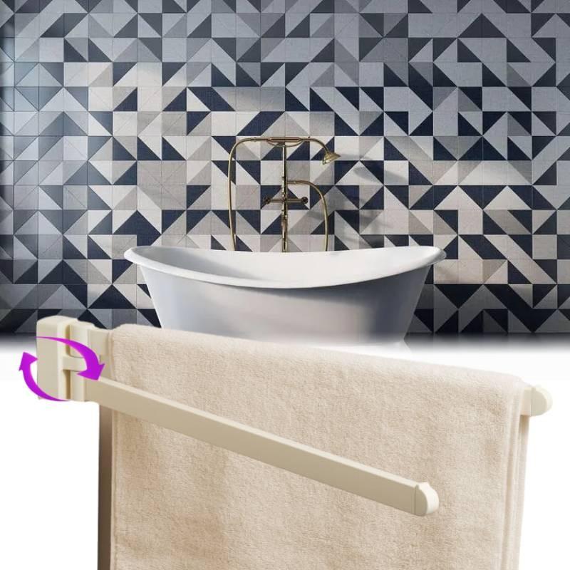 Towel Bgl Swivel Rail 2 Floor Stainless Steel Bathroon Wall Mounted Rack Towel