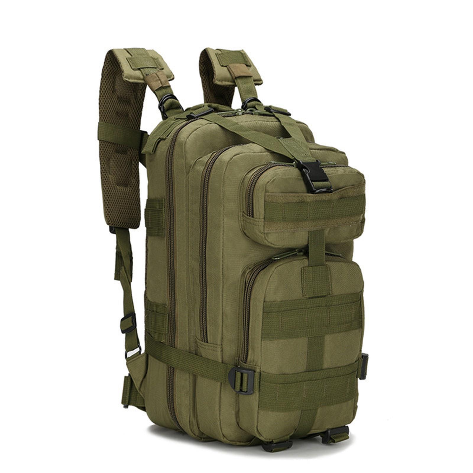 

30L Bag Outdoor Sports Mountaineering Bag Oxford Waterproof Camouflage 3p Backpack for Camping Travel 11 Color One Size