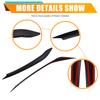 A03Z-Car Headlight Eyebrow Molding Trim Sticker For VW Polo - Lamp Eyelids Decorative Strips Lid Cover
