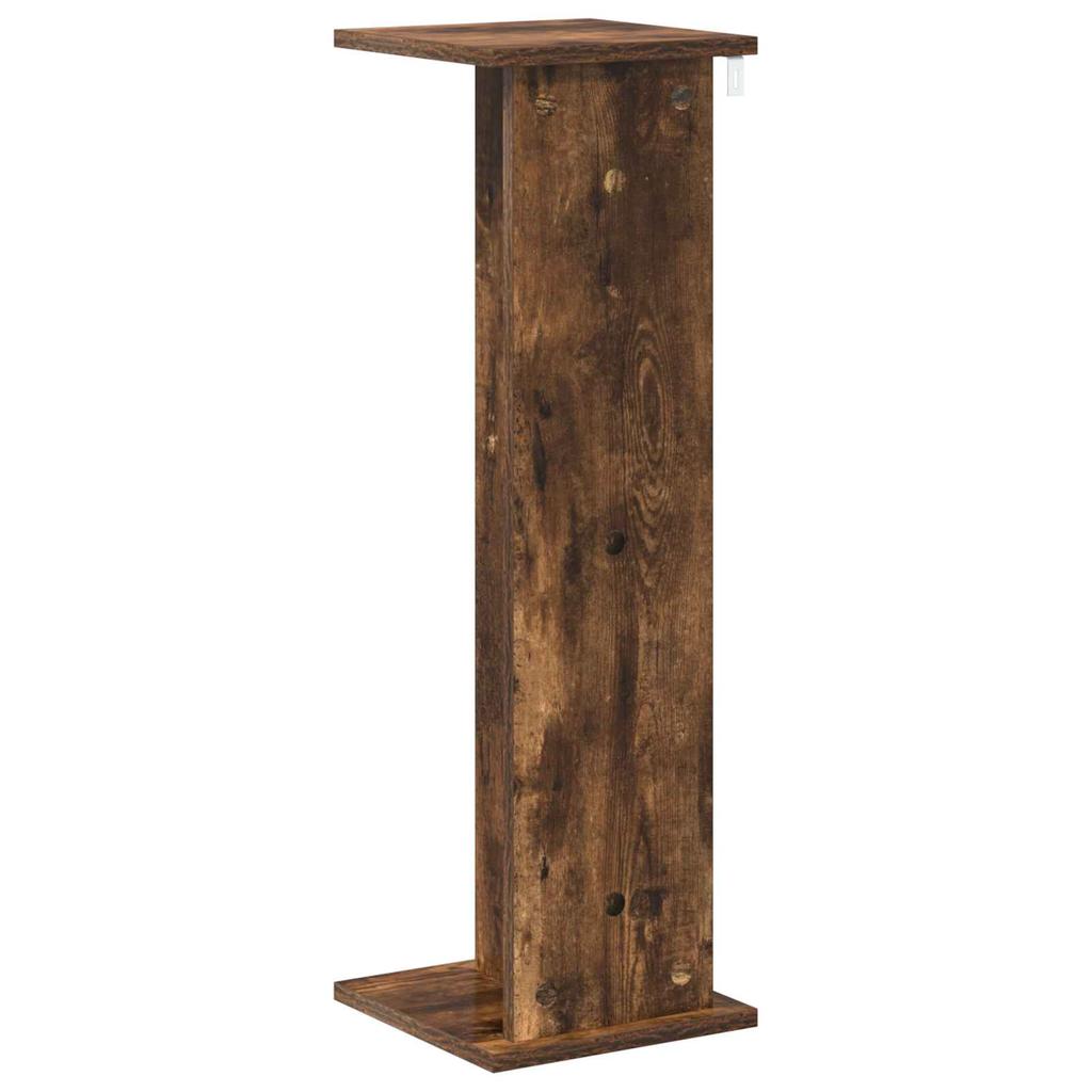 Plant Stand 2 pcs Smoked Oak 25 x 25.5 x 80.5 cm