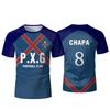 PXG Blue Lock Japanisches Anime-Trikot, Fußballuniform Nr. 9 Rin Shidou, Cosplay-T-Shirts, Freizeit-Sportoberteile für Herren und Damen