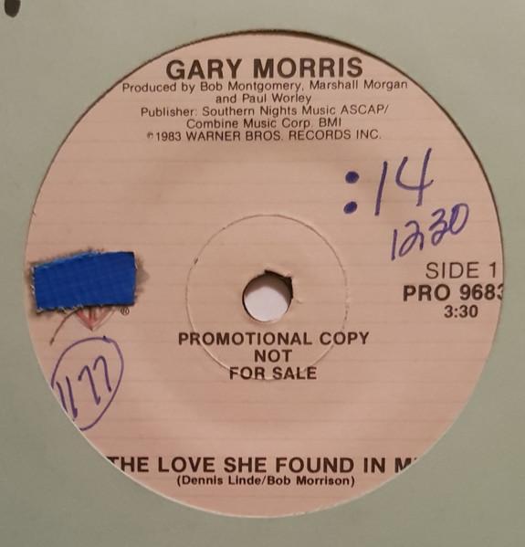

7inch Record GARY MORRIS The Love She Found In Me PRO96837 Warner Bros. Re 1983 Canada CountryFolk Used