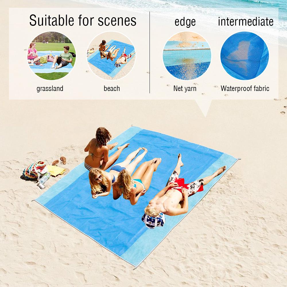Beach Mat Magic Sand Beach Towels Blanket Portable Anti Sand Towel Beach Towel Travel Summer Mat Dropshipping Large Beachtowel