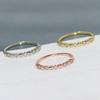 ZHOUYANG Dainty Ring For Women Delicate Thin Love Cute Light Yellow Gold Color CZ Midi Ring Fashion Jewelry Gift For Girls R901
