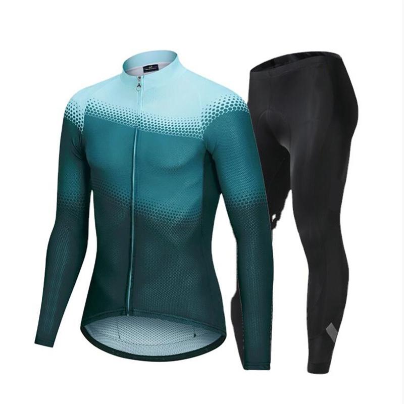 2026 Autumn Breathable  Long Sleeve Bicycle Sets Men Cycling Jersey with Pants Selling Autumn Winter Bike Clothing Racing Suit Pro Team Cycling Sets